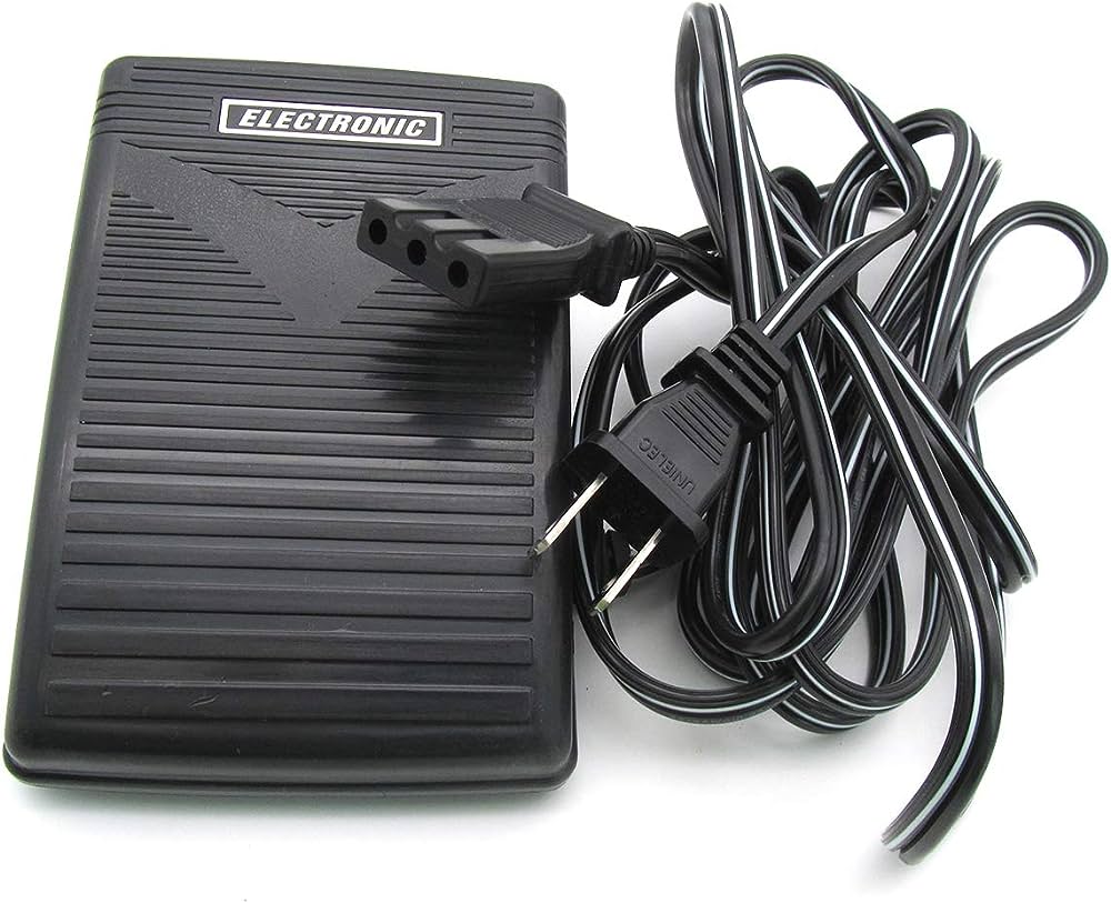 elna foot pedal 319003-003 Foot Control with Cord for Babylock, Elna, Singer, White – Stable Sewing Supplies