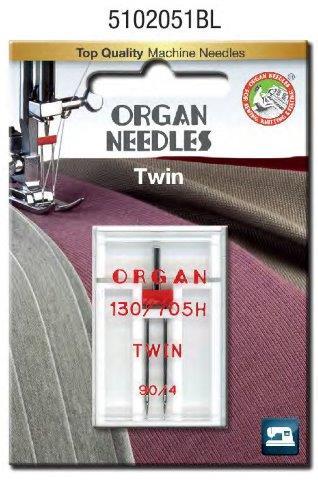 Organ Sewing Needle Twin Universal Sizes 1.4MM to 6.0MM