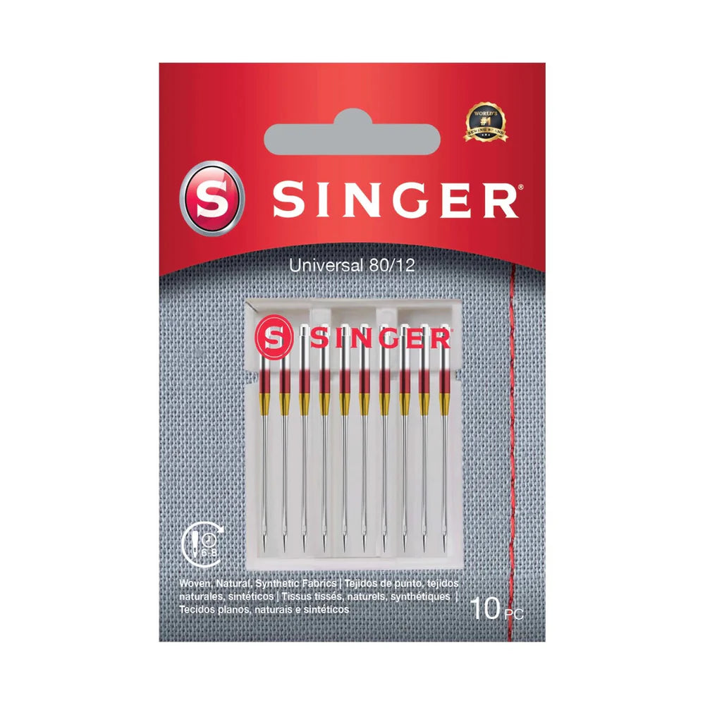 Singer Universal Needle 10 Pack Size 80/12