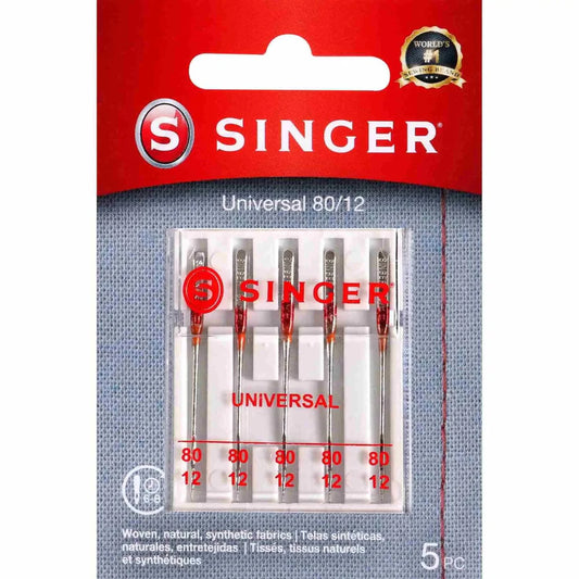 Singer Universal Needle 5 Pack Size 80/12