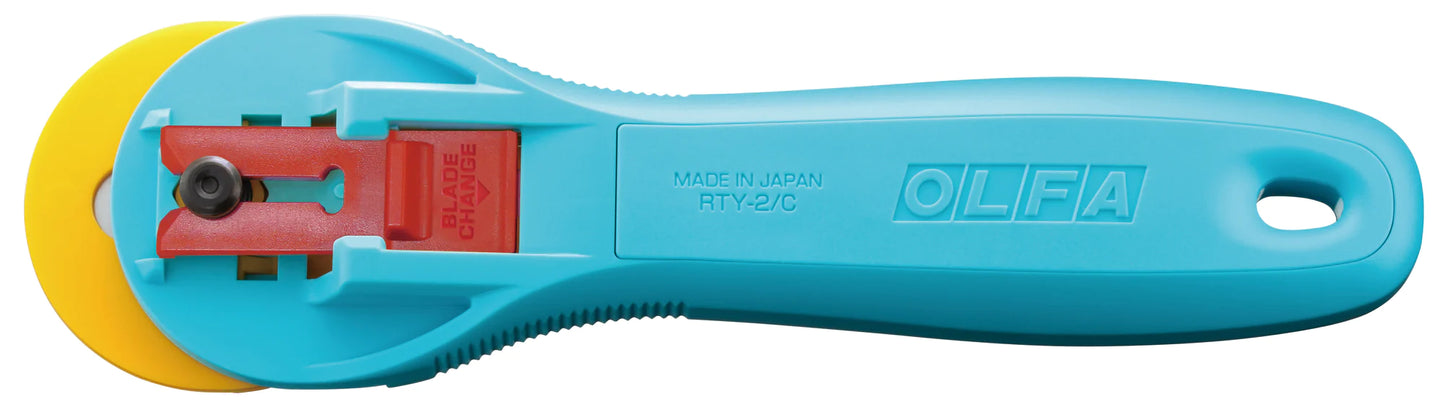 Olfa 45mm RTY-2/C Quick-Change Rotary Cutter, Aqua