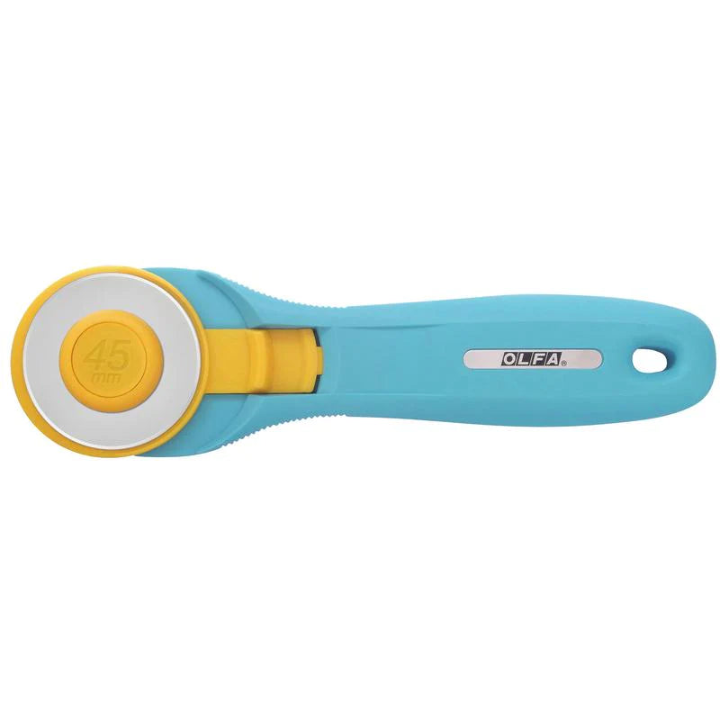 Olfa 45mm RTY-2/C Quick-Change Rotary Cutter, Aqua