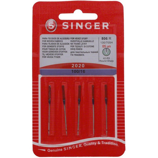 Singer Universal Needle 5 Pack Size 100/16