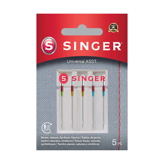 Singer Universal Needle 5 Pack Assorted Size 70,80,90