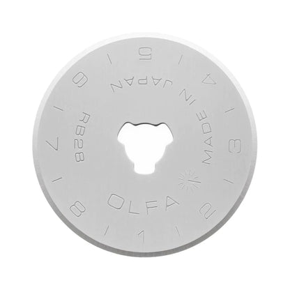 Olfa 28mm RB28 Tungsten Steel Rotary Blade - 2, 5, or 10 Packs