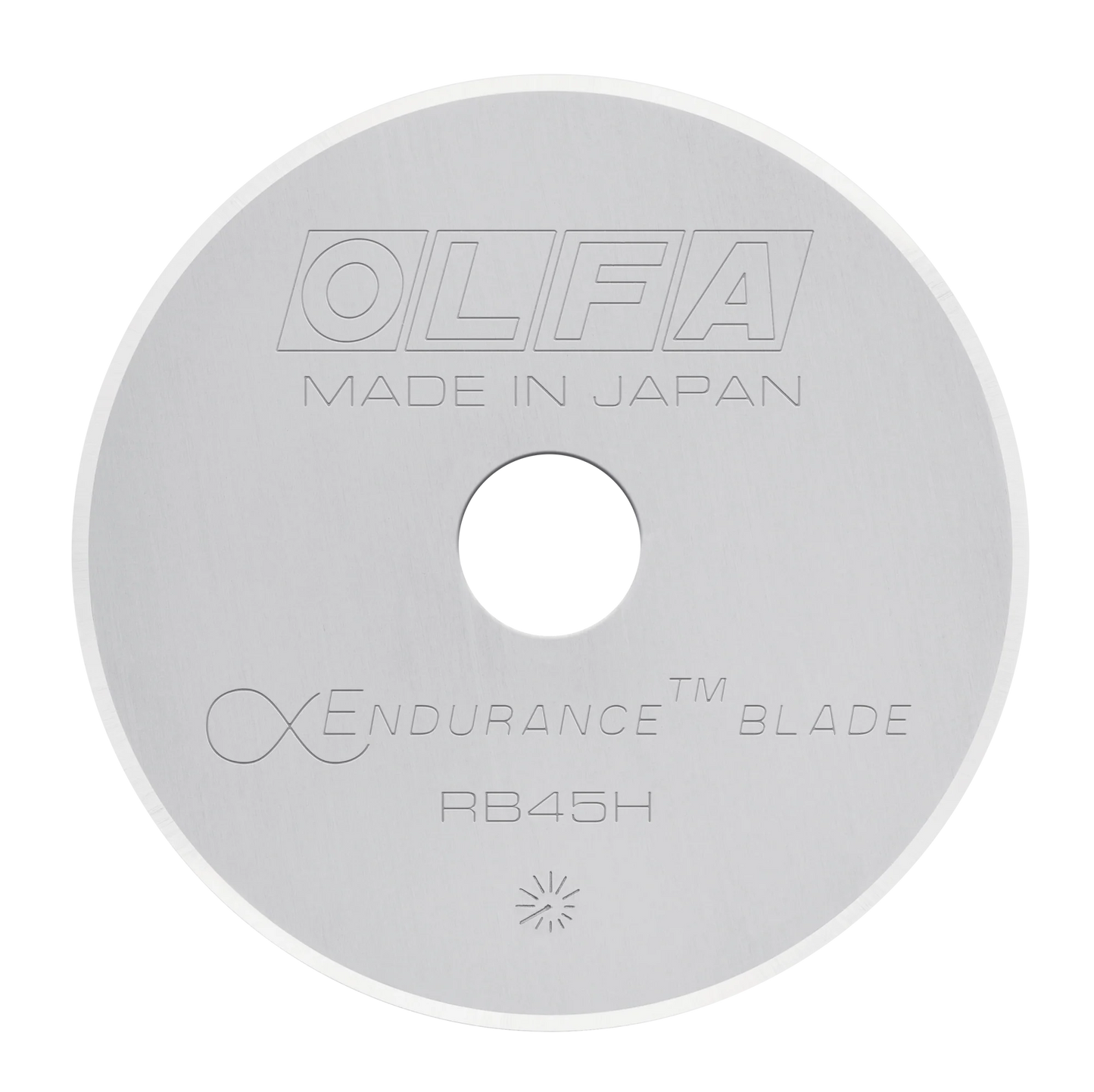 Olfa 45mm Tungsten Steel Endurance Rotary Blade, 1 or 2 pack