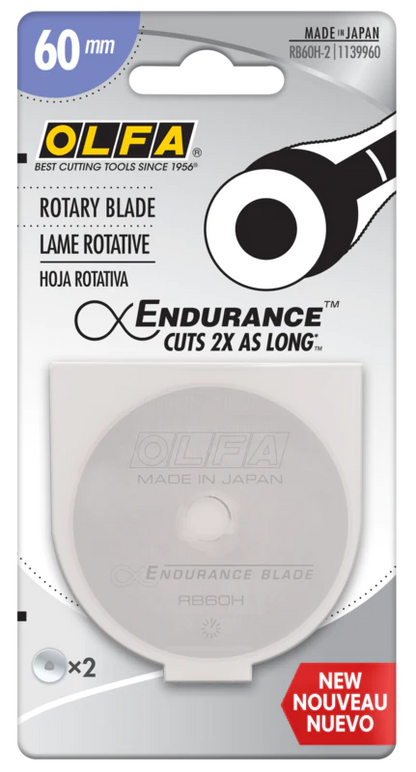 Olfa 60mm RB60H-1 Endurance Blade, 1 or 2 Pack