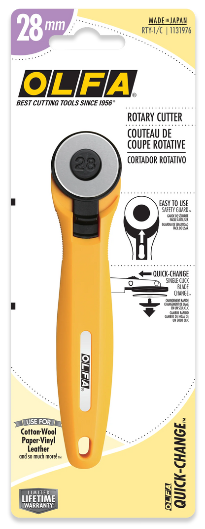 Olfa 28mm RTY-1/C Quick-Change Rotary Cutter