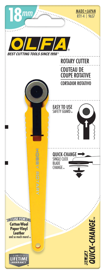 Olfa 18mm RTY-4 Quick-Change Rotary Cutter