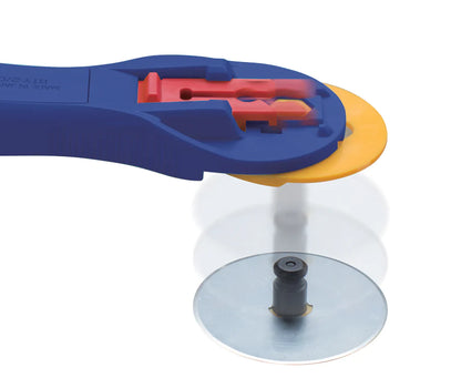 Olfa 45mm RTY-2C/NBL Quick-Change Rotary Cutter, Navy Blue
