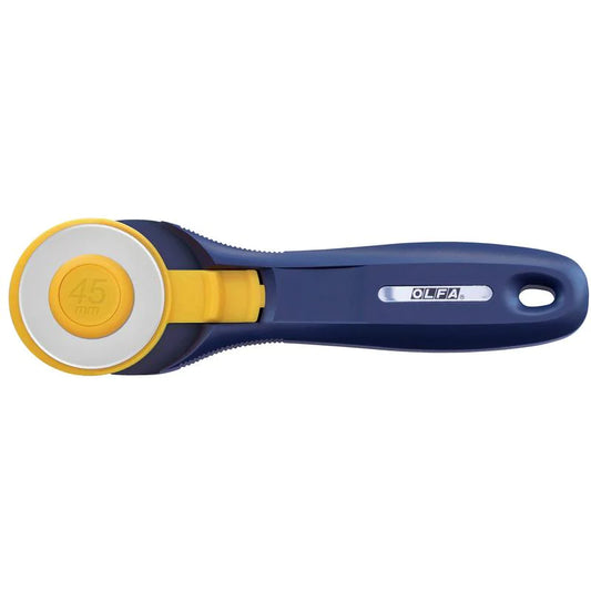 Olfa 45mm RTY-2C/NBL Quick-Change Rotary Cutter, Navy Blue