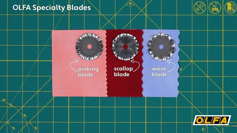 Olfa WAB45-1 Stainless Steel Wave Blade, 1 Pack